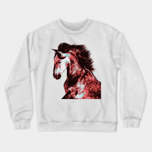 Wild horse Pop Art Crewneck Sweatshirt